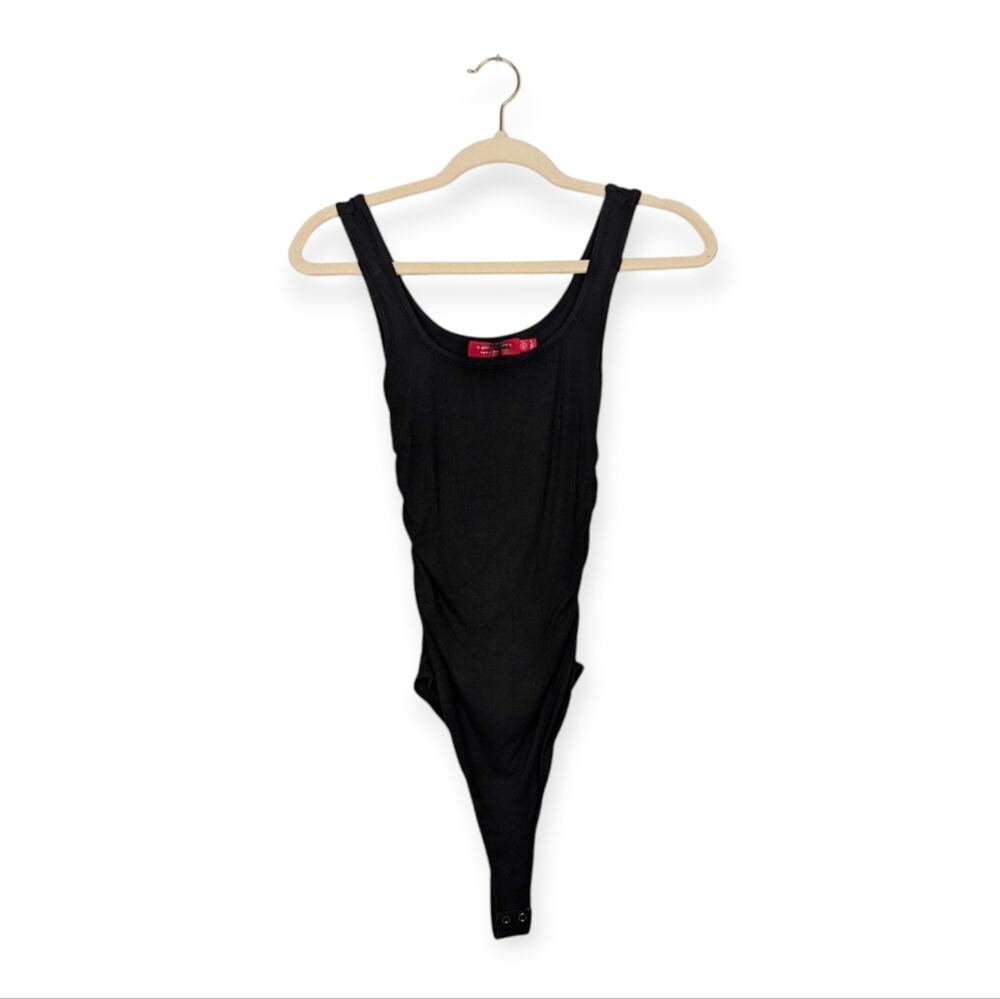 NWT n:philanthropy Black Prince Ribbed Bodysuit Size S